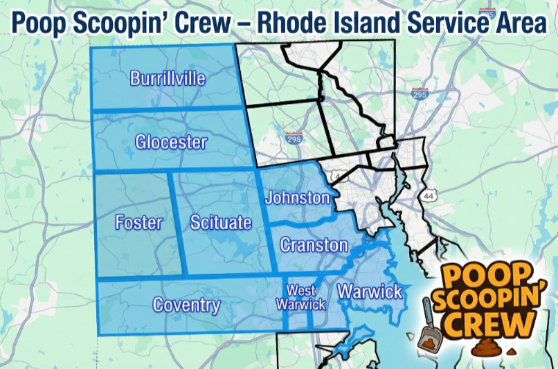 Map of Poop Scoopin' Crew Service Area